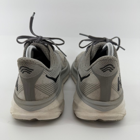Hoka One One Clifton 9 Mens Running Shoes Grey Size 9.5D Athletic Sneakers Hike - Picture 3 of 13